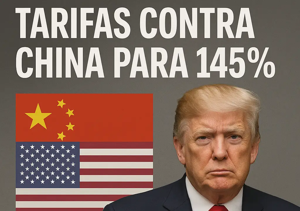 Trump eleva tarifas contra China para 145%